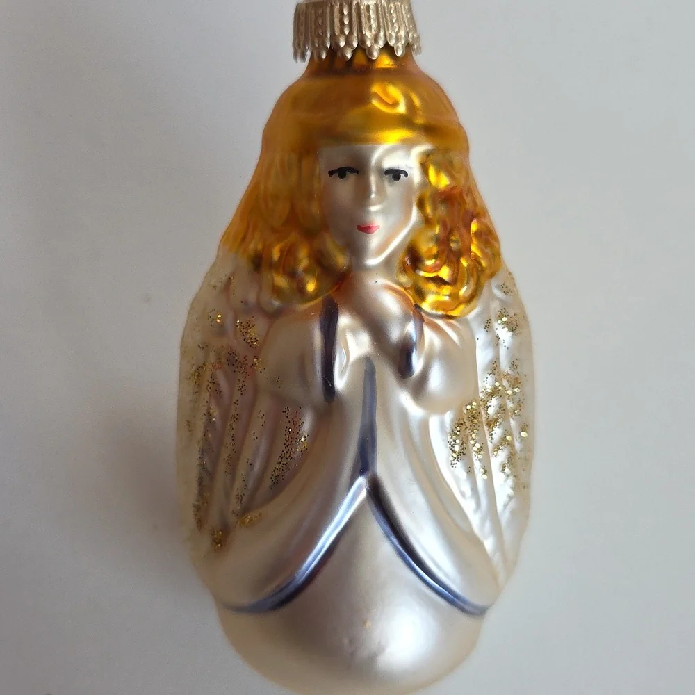 Vintage Blown Glass Christmas Ornaments Set - Germany